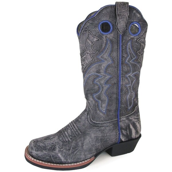 black pull on boots womens