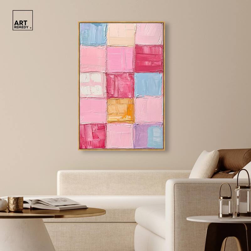 Color Squares II Canvas by Art Remedy