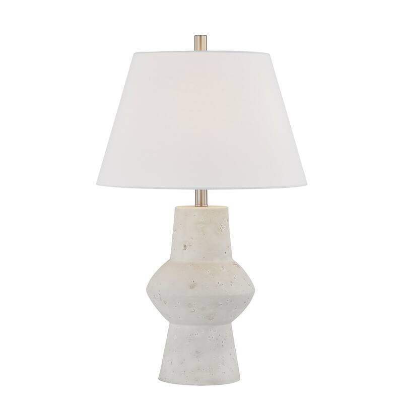 Penn 28" Table Lamp with Linen Shade, Off-White (Set of 2)