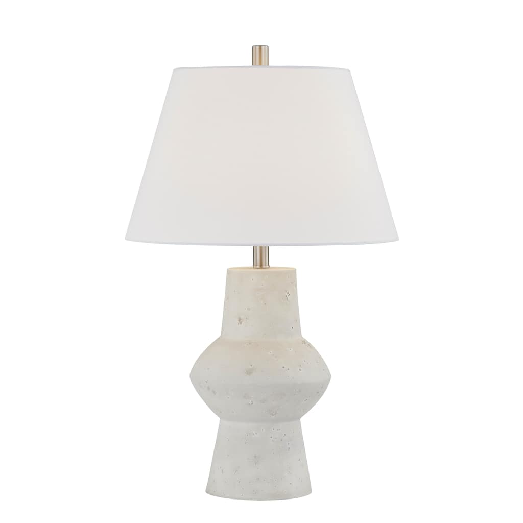Penn 28" Table Lamp with Linen Shade, Off-White (Set of 2)