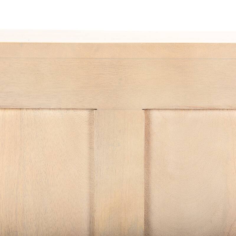 Tucker Light Brown Solid Wood w/Patterned Doors Sideboard - 71.75"W x 30"H x 15"D