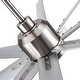 preview thumbnail 48 of 83, YUHAO 84 In. Indoor/Outdoor Modern Industrial Large Windmill Aluminum Blade Ceiling Fans With Lights, Quiet DC Motor and Remote