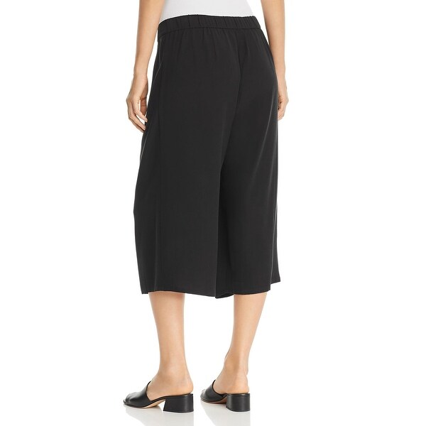 eileen fisher wide leg crop pants