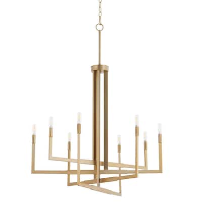 Quorum International 6377-8 Bolero 8 Light 31" Wide Candle Style
