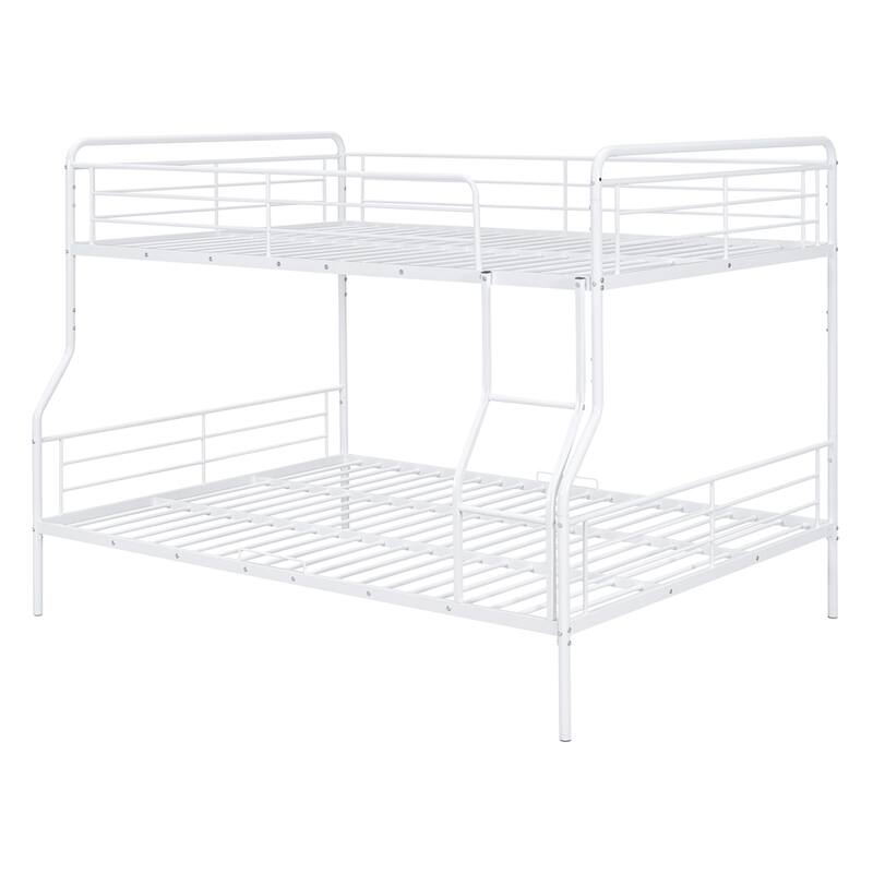 Full XL Over Queen Size Metal Bunk Bed