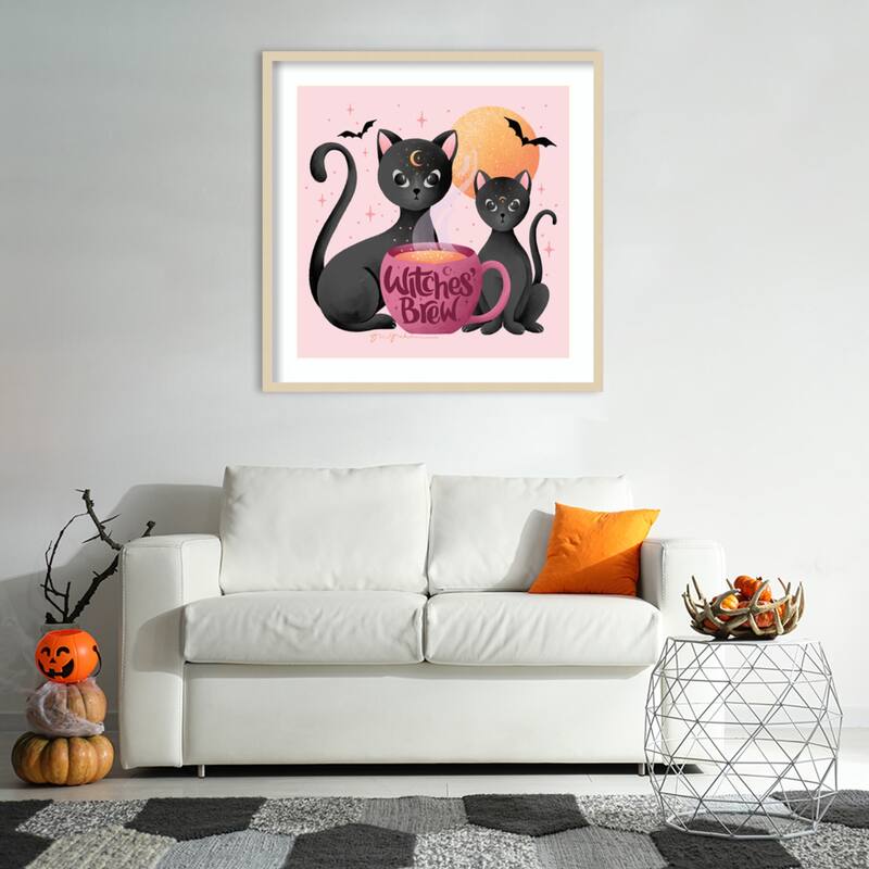Witches Brew by Gia Graham Wood Framed Wall Art Print