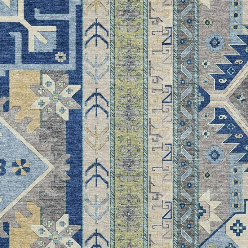 HomeRoots Aztec Transitional Rectangle Outdoor Rug