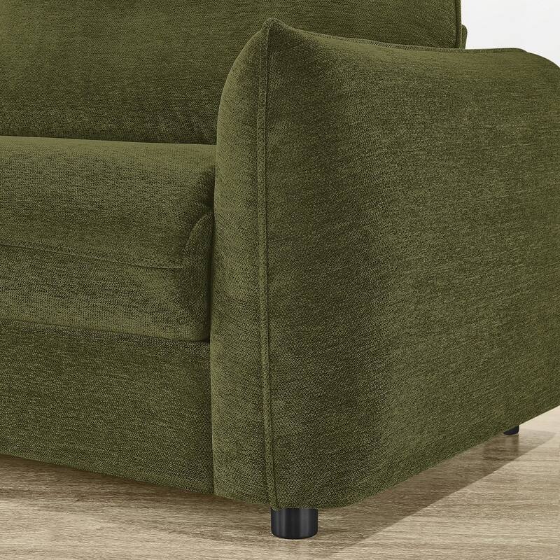 Spruce & Spring 2 Seat High Back Loveseat Sofa for Living Room