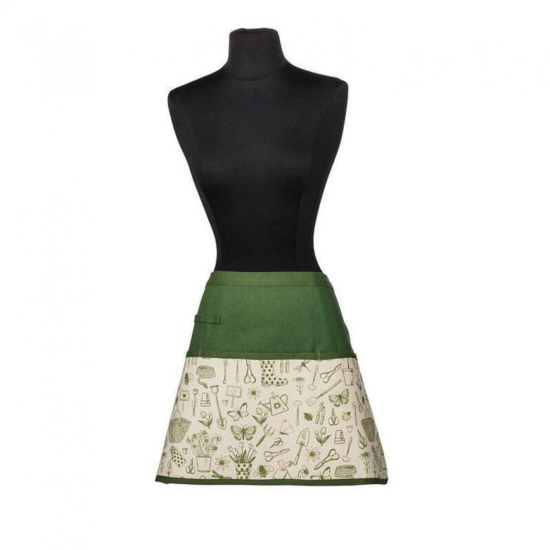 Garden Icons Skirt Style Apron - Multicolor