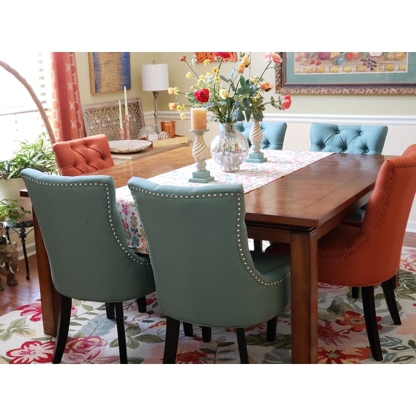 Top Product Reviews For Modway Regent Fabric Dining Chair Set Of 2 15030298 Overstock