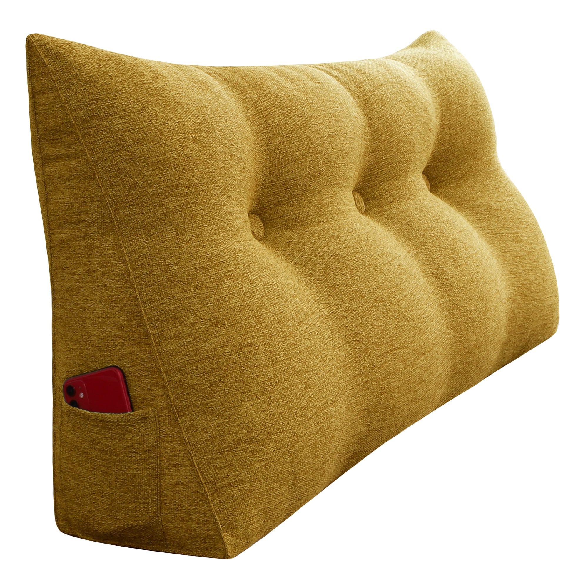 Yellow bed rest pillow clearance