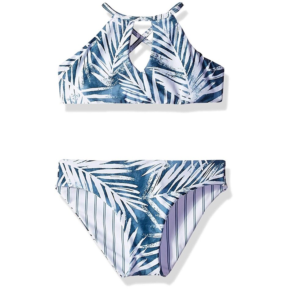 Splendid Big Girls Rashguard and Swim Short Swimsuit Set