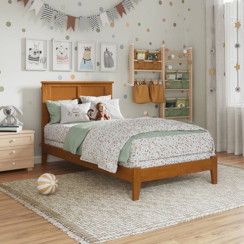AFI Madison Foundation Bed Frame - Light Toffee - Twin