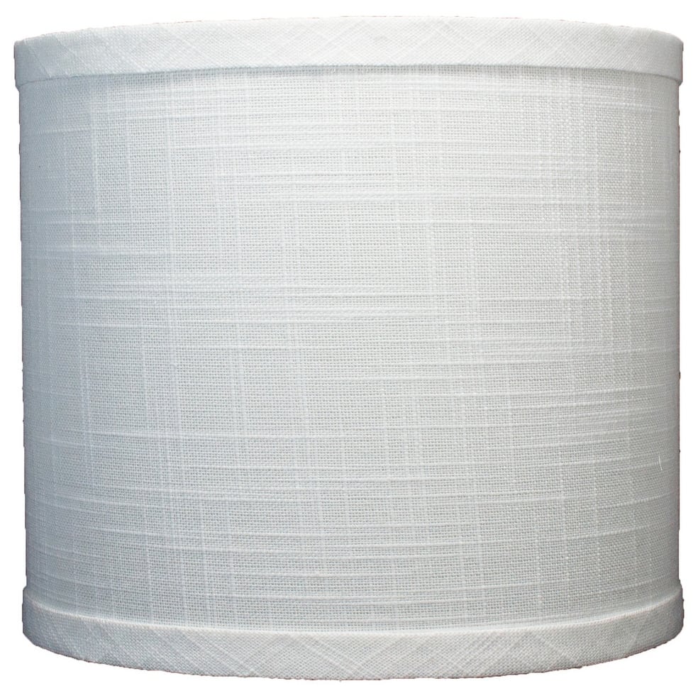Classic Drum Linen Lamp Shade, 8" to 16" Bottom Size