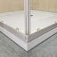 preview thumbnail 8 of 18, Elegant Chrome Finish Corner Entry Shower Enclosure with Sliding Shower Doors（Shower Base not Included）
