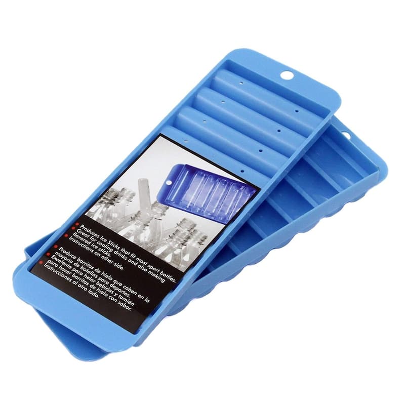 Chef Craft Sport Bottle Ice Stick Tray - Creates 10 Ice Cubes To Fit Drink Bottles - 1 Pack