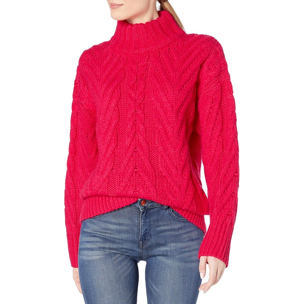 french connection hot pink sweater