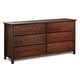 preview thumbnail 11 of 20, Grain Wood Furniture Shaker-style 6-drawer Solid Wood Dresser