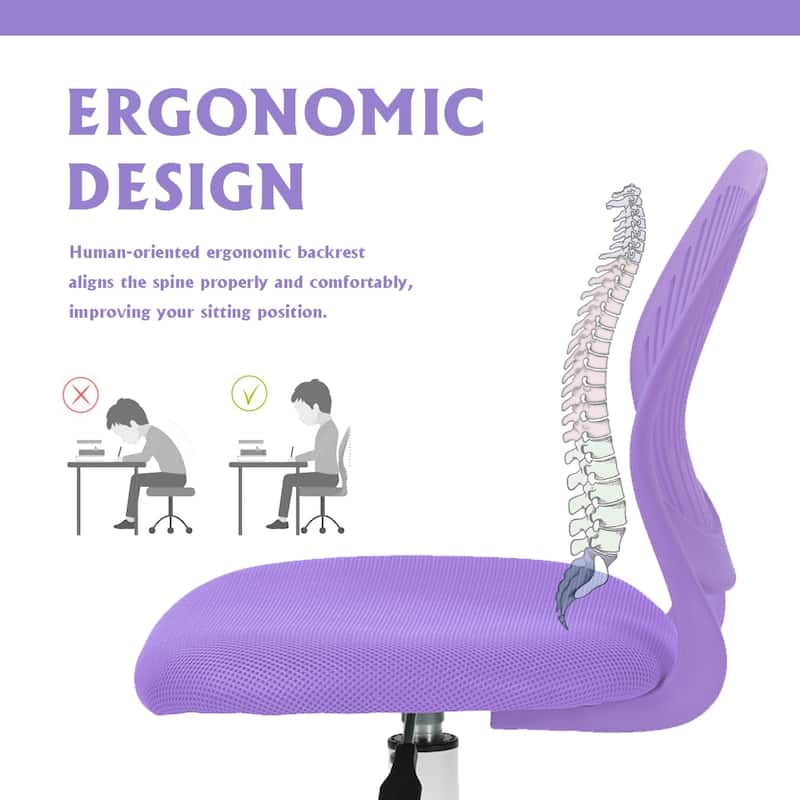 Homylin Colorful Mesh Task Chair for Teen