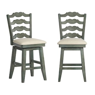Ronda French Ladder Back Swivel Stool