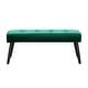 preview thumbnail 9 of 33, Kipp Velvet Upholstered Button Tufted Bench Ottoman