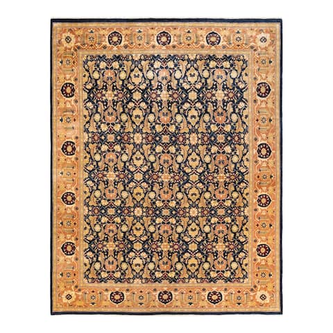 Overton Mogul, One-of-a-Kind Hand-Knotted Area Rug - Blue, 9' 1" x 11' 7" - 9' 1" x 11' 7"