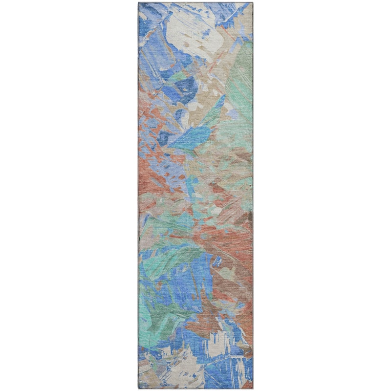 Premium Washable Super Soft Modern Brushstrokes Mayfield Rug