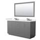 Option Dark Gray, Nickel Trim, White Quartz Top