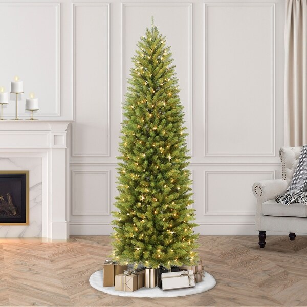 Puleo International 9 ft. Prelit Fraser Fir Pencil Artificial