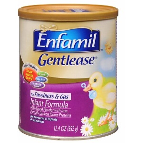 Enfamil Gentlease Milk-Based Infant Formula, Powder, 0-12 months 12.4 oz