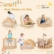 preview thumbnail 6 of 7, Kids Climbing Arch Rocker with Cushion, Montessori Play & Development Tool for Toddler - 31.5" x 17.5" x 15.5"