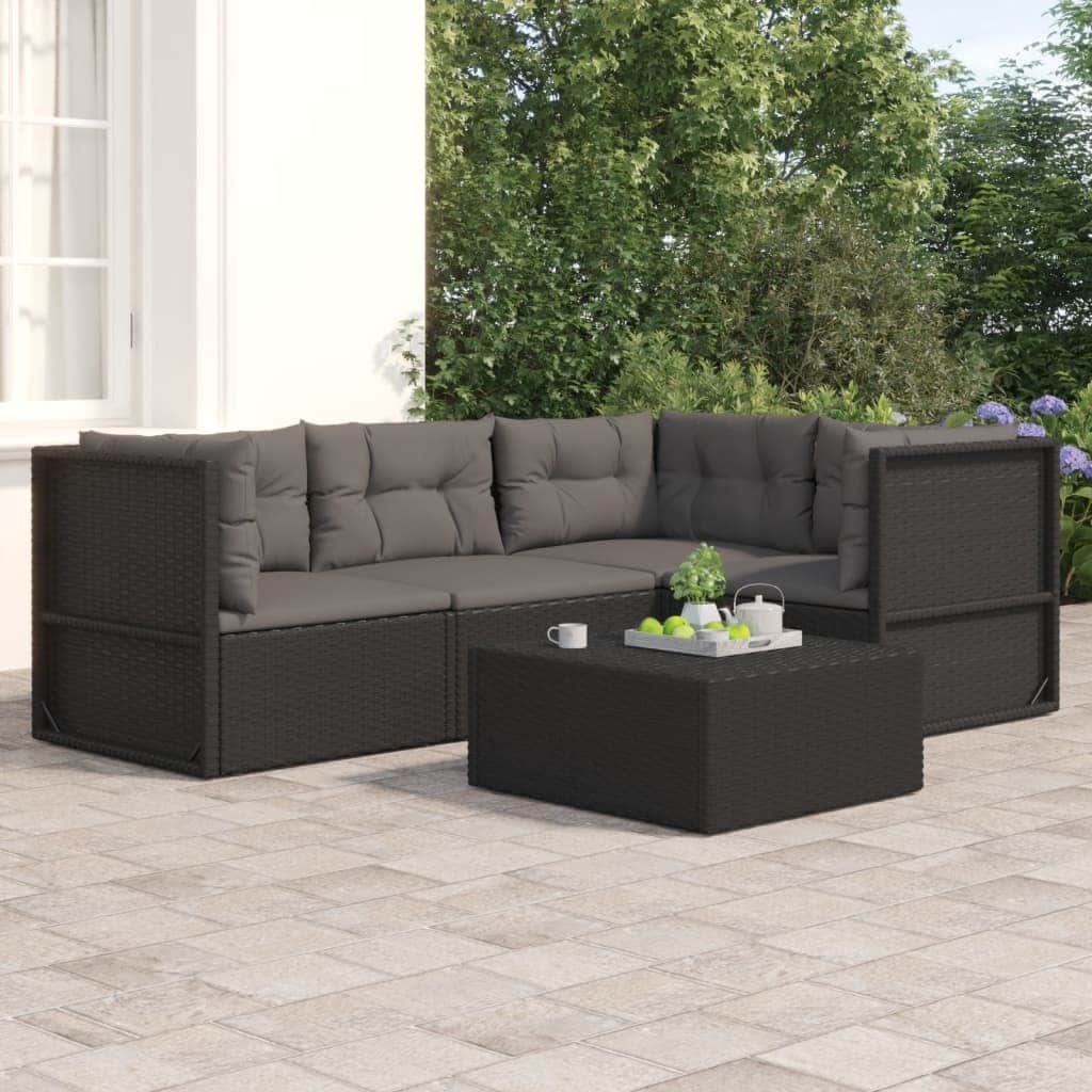 Kauai corner rattan shop chaise set
