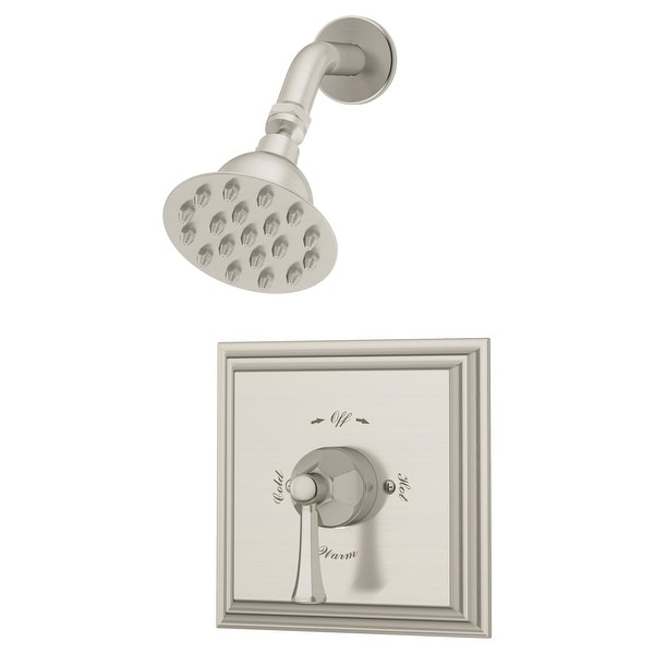 Symmons 4501-1.5-TRM Canterbury Shower Only Trim Package with 1.5 GPM Single Function Shower Head