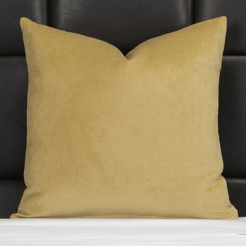 Mixology Padma Washable Polyester Throw Pillow - 22 x 22 - Old Gold