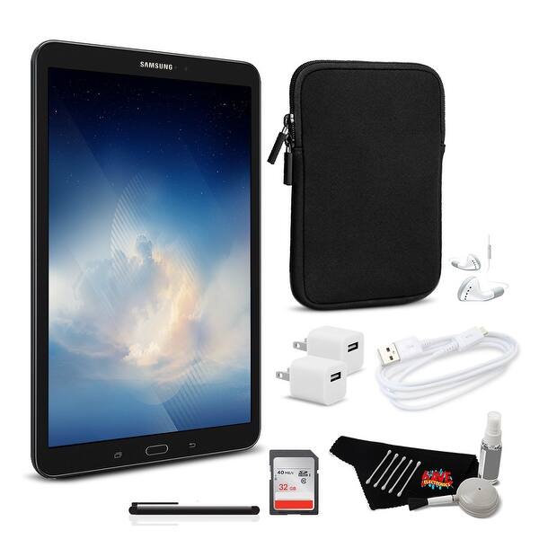 Shop Black Friday Deals On Samsung Galaxy Tab A T580 10 1 Inch Tablet Wi Fi Only Bundle Overstock 22735119