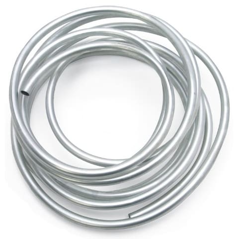 Edelbrock Russell 639480 Natural Aluminum Fuel Line