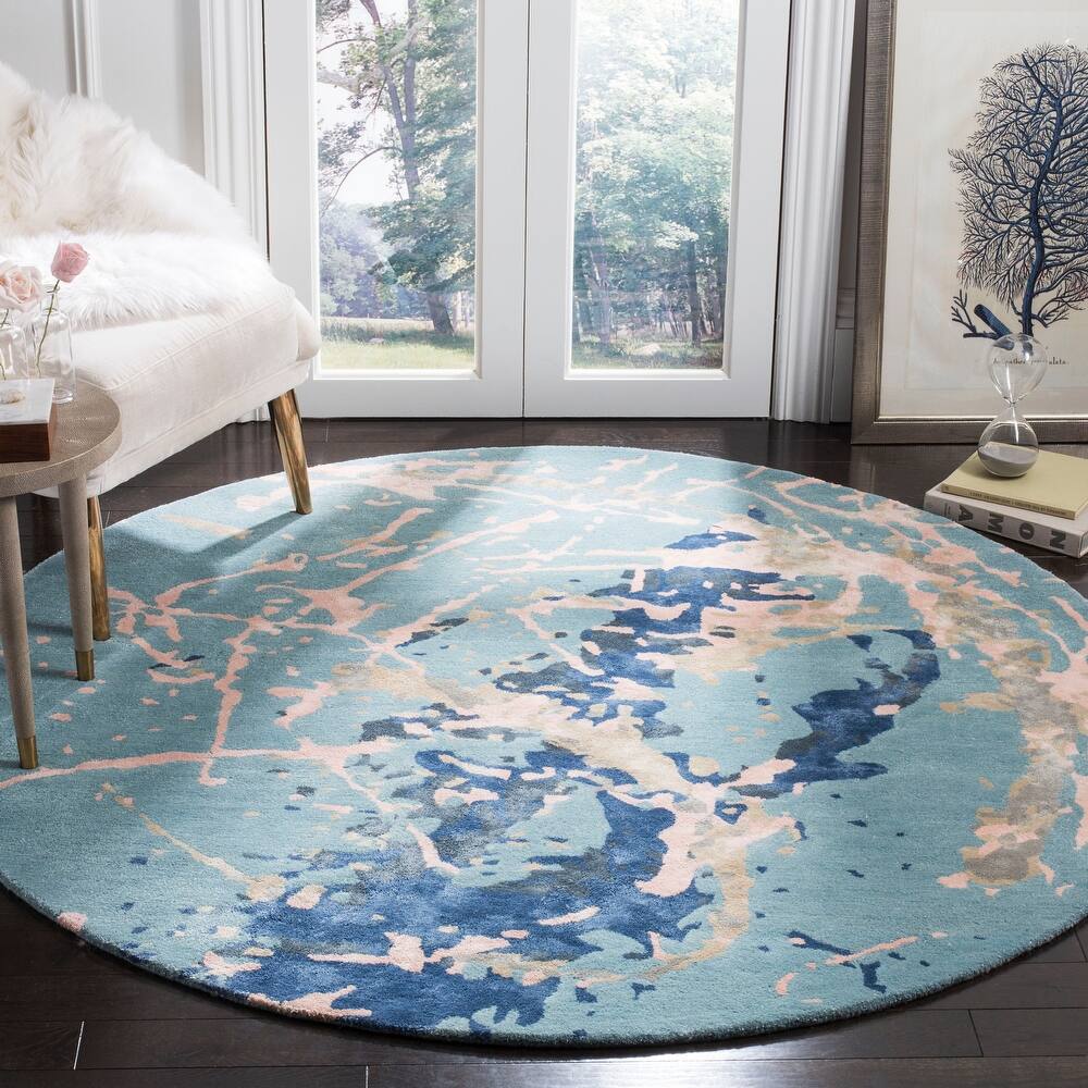 SAFAVIEH Handmade Soho Shaunna N.Z. Wool/ Viscose Rug