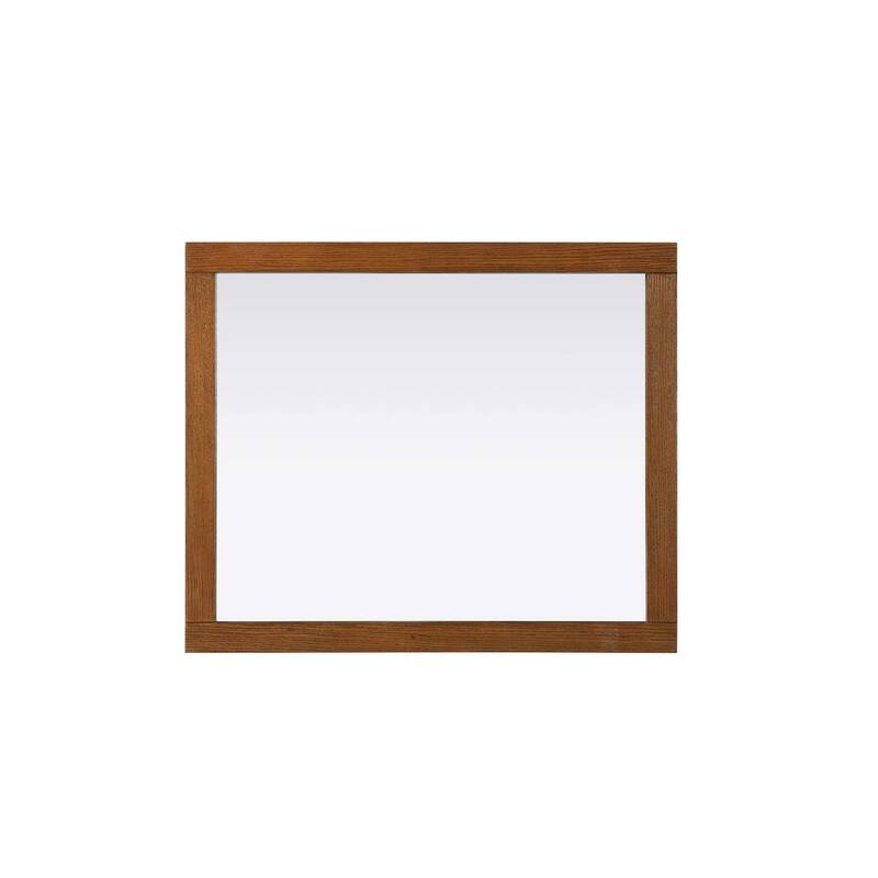 Solene Wooden Rectangle Mirror (24-30 x 36 in.)