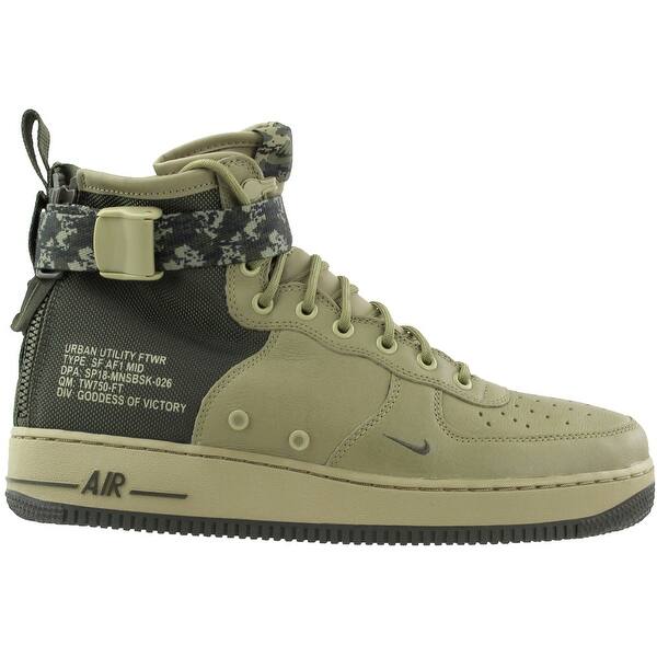 Shop Nike Mens Sf Air Force 1 Mid Casual Sneakers Shoes Overstock 22464658
