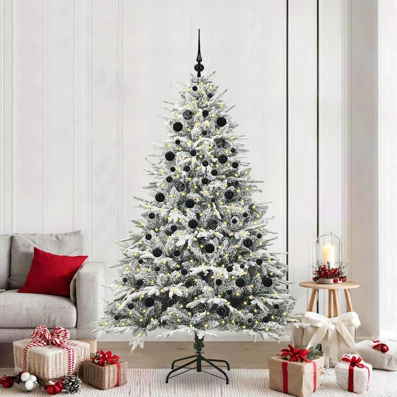vidaXL Artificial Christmas Tree Green PVC