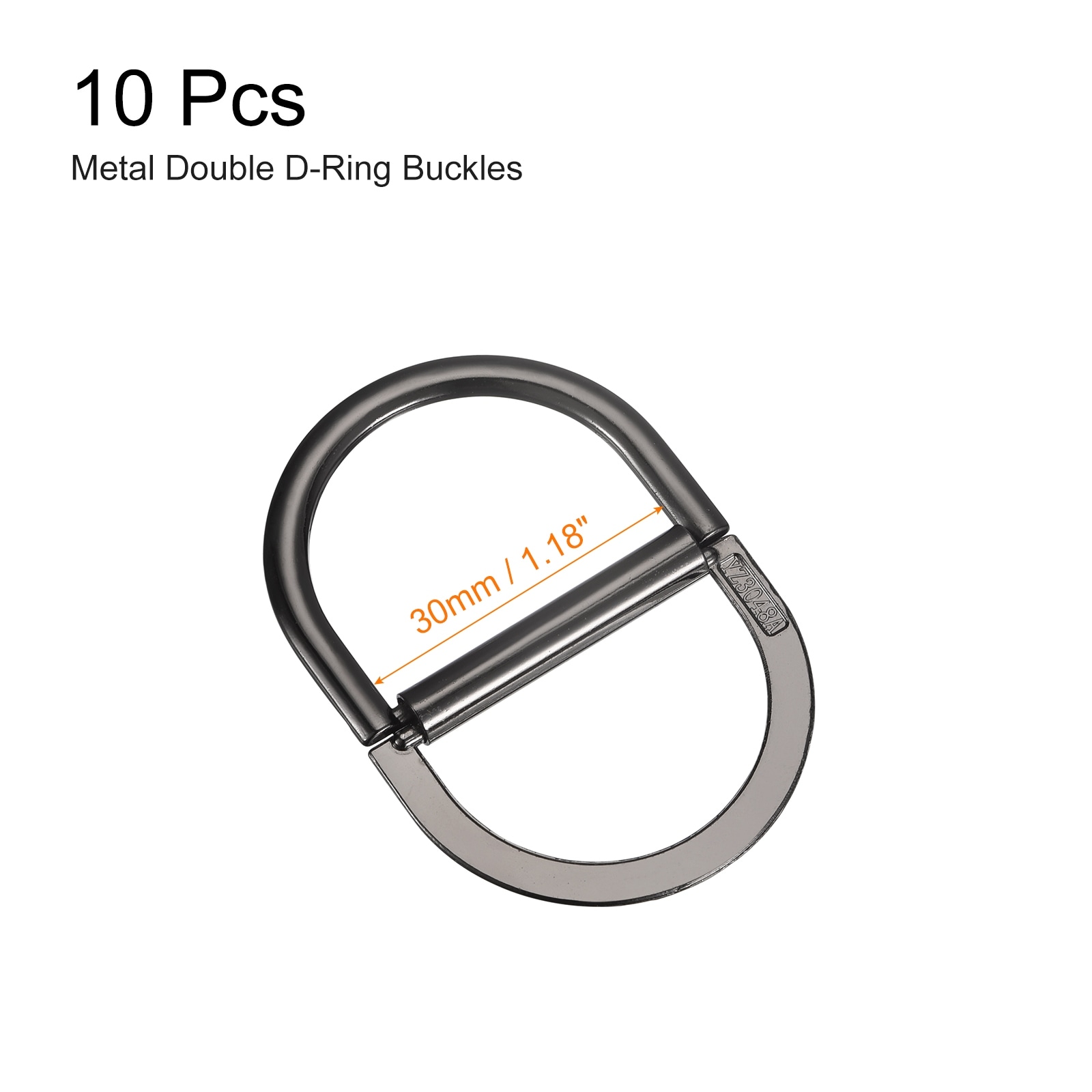 Double D Ring Buckles Metal Adjustable Multi Purpose D Rings for