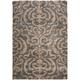 SAFAVIEH Florida Shag Honey Ornate Damask 1.2-inch Thick Rug