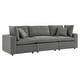 preview thumbnail 3 of 17, Commix Overstuffed Outdoor Patio Sofa