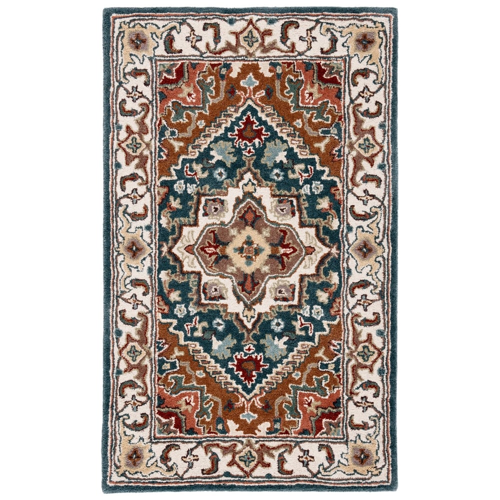 SAFAVIEH Handmade Heritage Carrol Traditional Oriental Wool Rug
