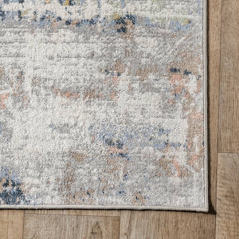 Nuloom Aaliyah SpinClean Casual Abstract Machine Washable Area Rug