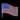 LED Rope Light Patriotic Flag Motif - Lighted Silhouette - Red, Cool White, and Blue - 26 Inch