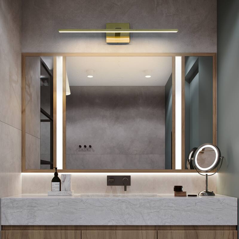 Minimalist Linear LED Vanity Light Dimmable Wall Sconce Light Bar