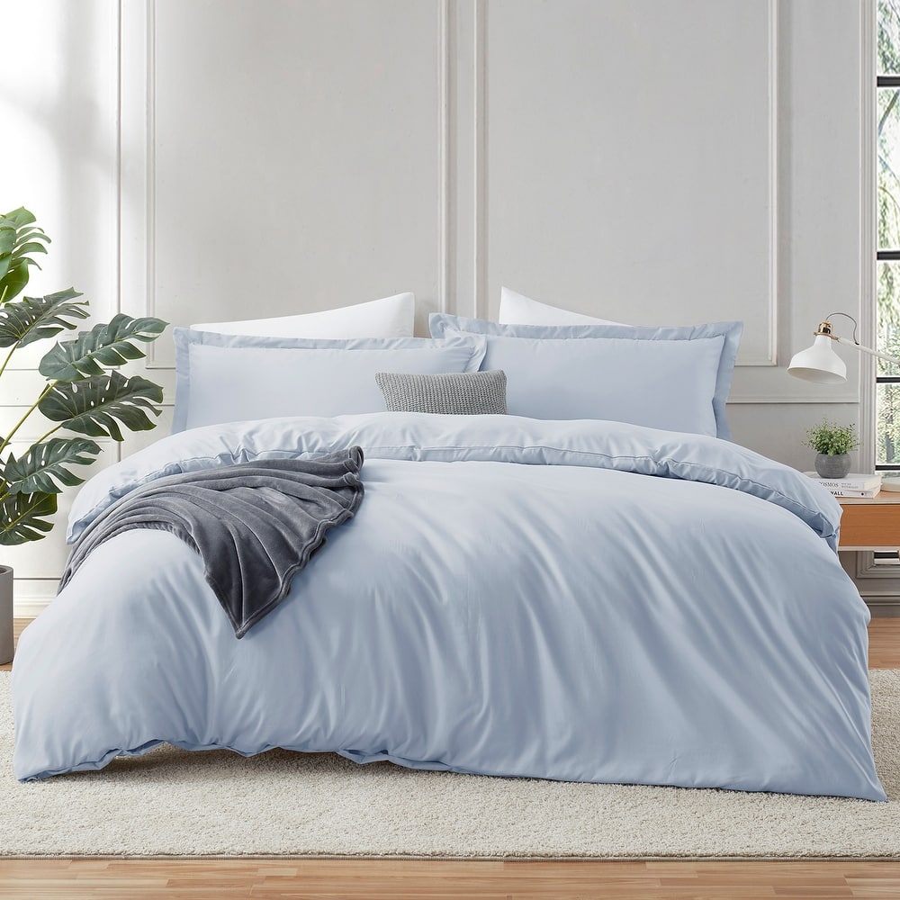 Empyrean Duvet Cover With Fitted Sheet Soft Double Brushed Bedding Set