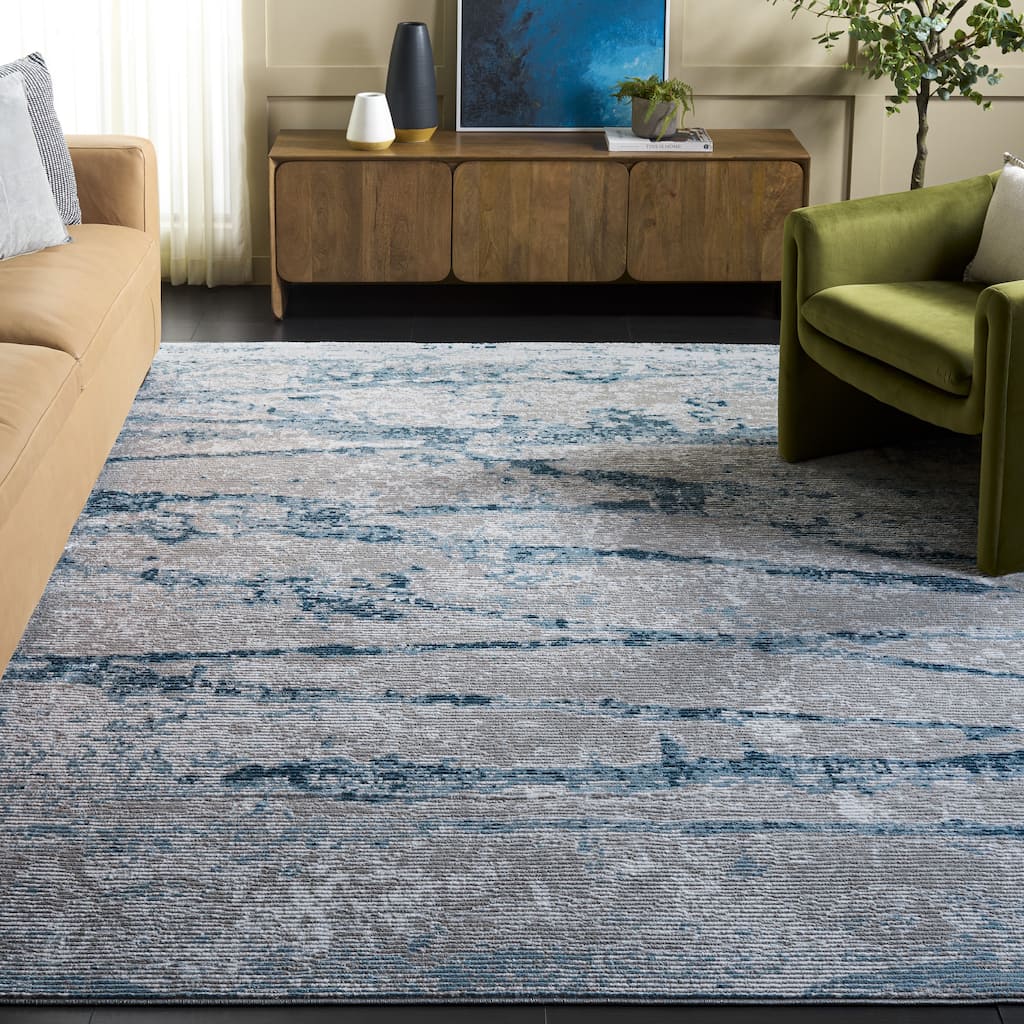 SAFAVIEH Meadow Entela Modern Abstract Rug