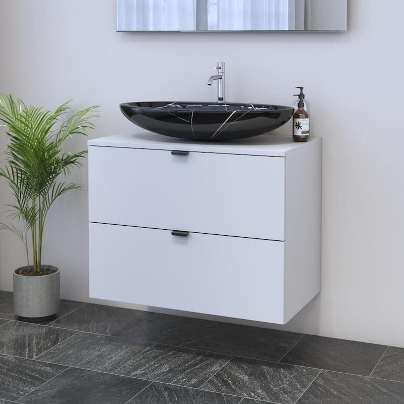 Ines 2S 80 Floating Bathroom Vanity (32" Width)